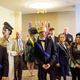 MicroCon 2015 attendees disperse after a group portrait in the Anaheim Central Library.